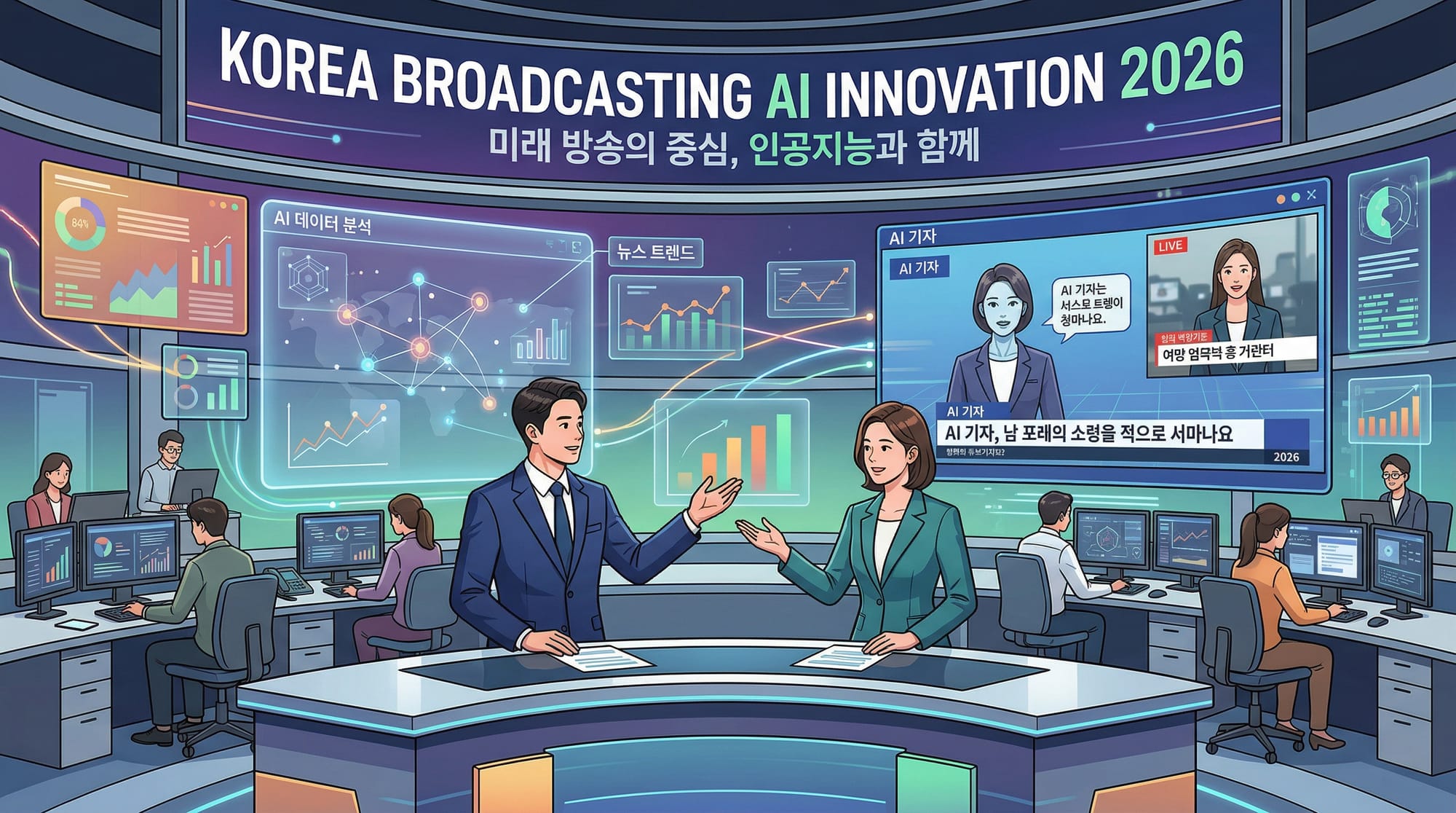 Korea's Broadcasters Push AI Innovation in Global Media Race